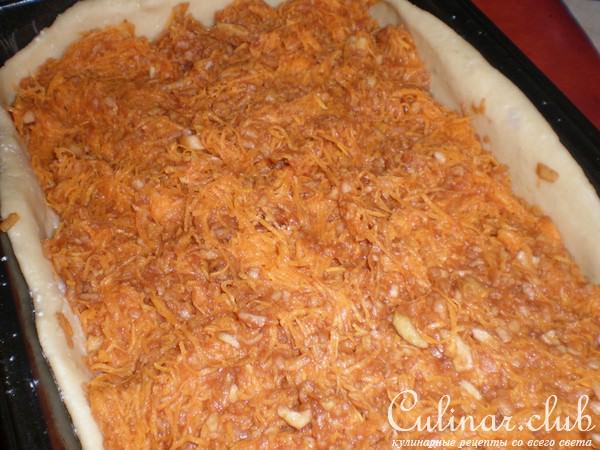 Пирог с тыквой и яблоками