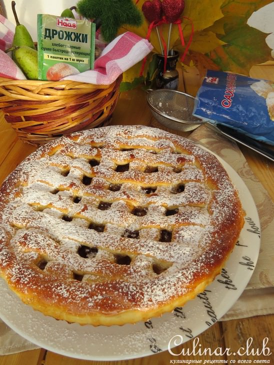 Пирог и пирожки с яблоками из апельсинового дрожжевого теста