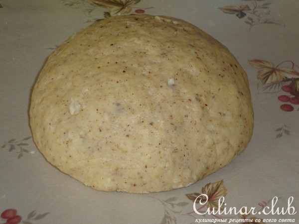 Пирог с творожной начинкой и грушей