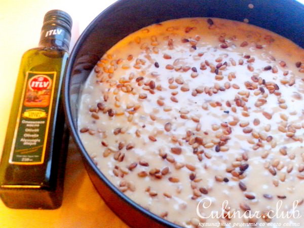 Пирог с оливковым маслом