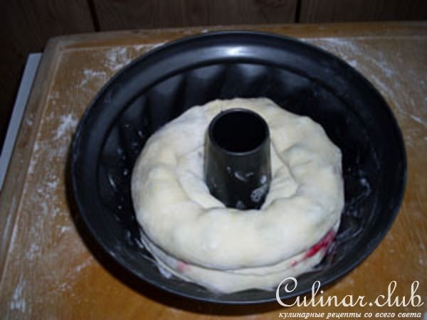 Пирог с голубикой