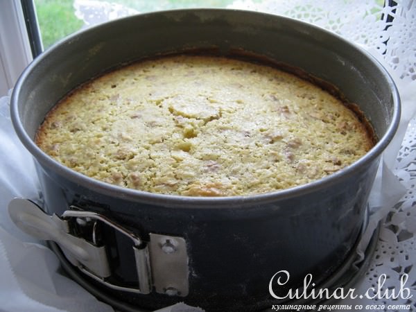 Пирог кокосово-ореховый (на скорую руку).