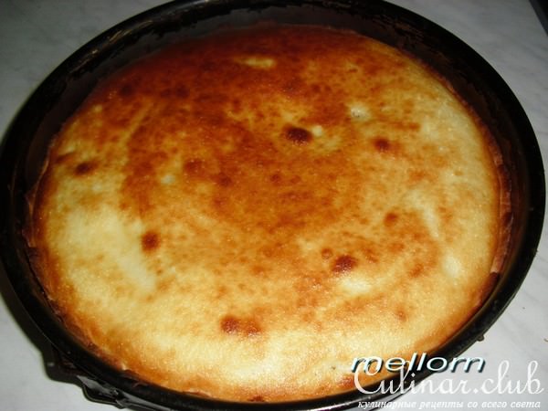 Чизкейк с яблоками