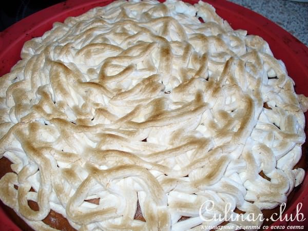 Пирог с персиками и сливами (мой вариант)