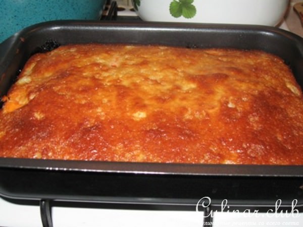 Пирог с абрикосами (вариант)