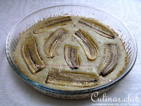 Манник с бананом В ДЕНЬ РОЖДЕНИЯ!
