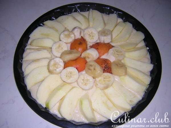 МАННИК С ТВОРОЖНО-ФРУКТОВОЙ НАЧИНКОЙ