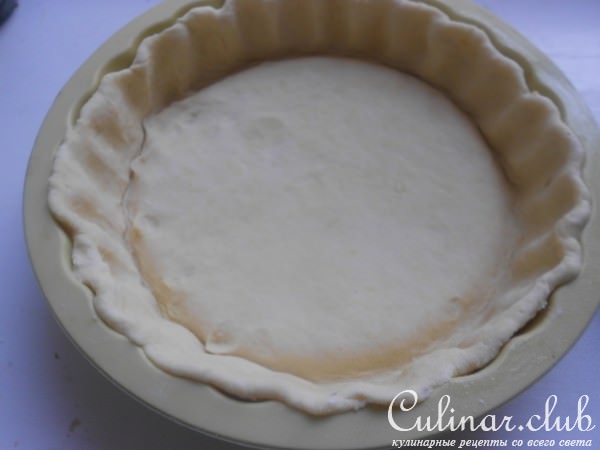 Ванильный сметанник с яблоками и корицей