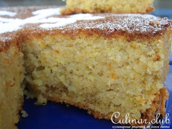 Галисийский пирог или Tarta de Santiago - как и обещала, без муки, разрыхлителей и т.д. (дуэль) :)