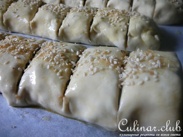 Штрудель с орехами и мучной крошкой, он же «баклава Шимона мамы»