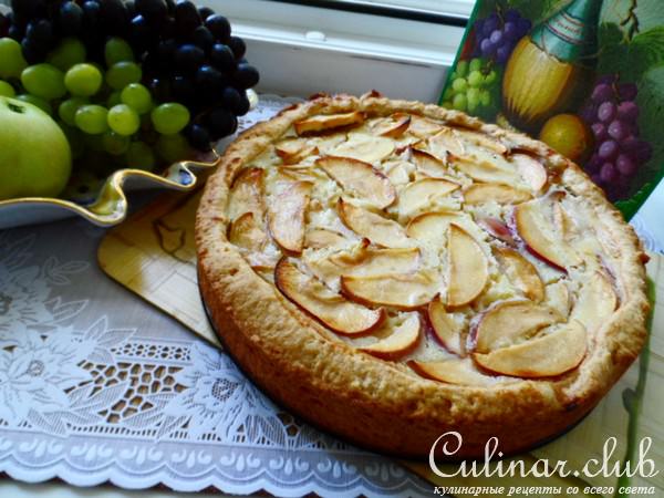 Цветаевский яблочный пирог с моими небольшими изменениями. 