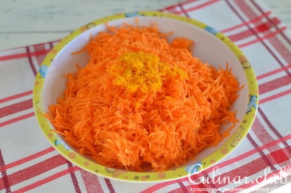 Морковный пирог с лимонным кремом