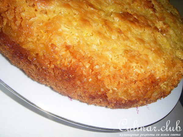Ананасовый Пирог с Кокосовой Карамелью