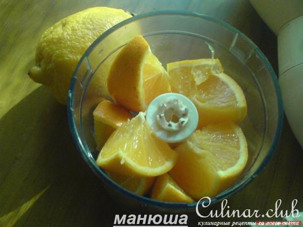 Цитрусовый пирог из лёгкого теста на кефире