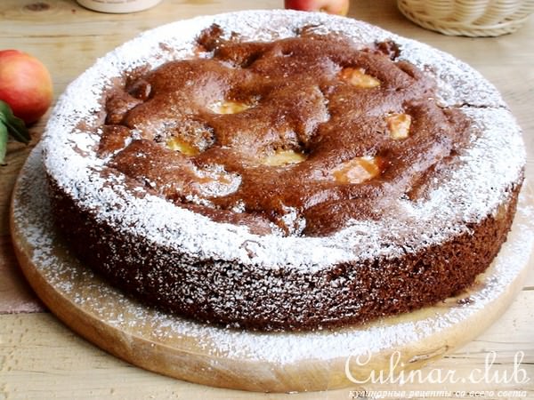 Яблочный пирог из ржаной муки