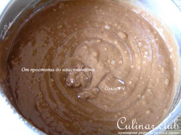 Шоколадный пирог с яблоками (в мульти)