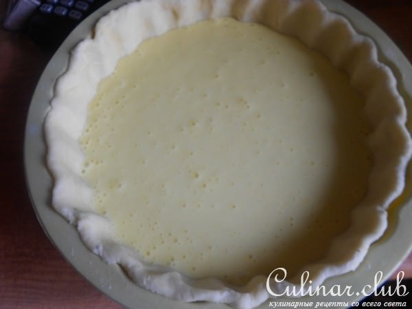 Ванильный сметанник с яблоками и корицей
