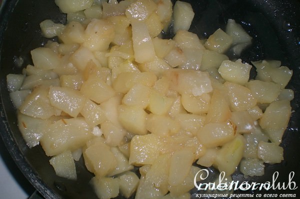 Тарт с грушами и кокосовым кремом
