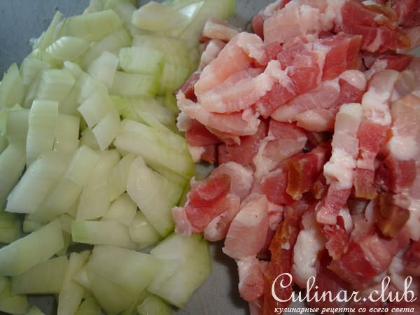 Грибной соус с беконом