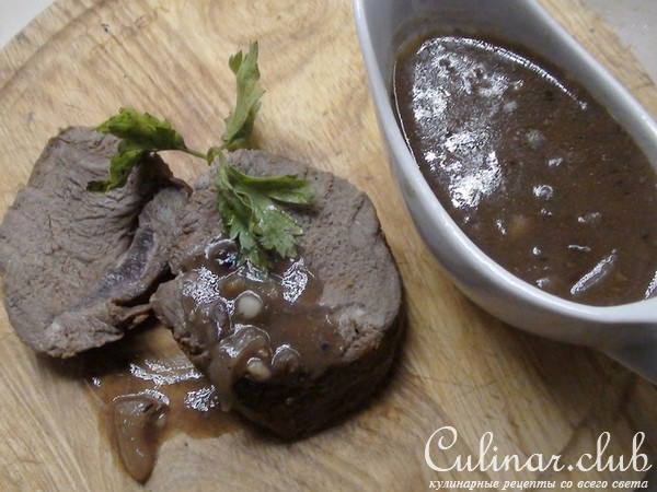 Соус луковый к мясу.