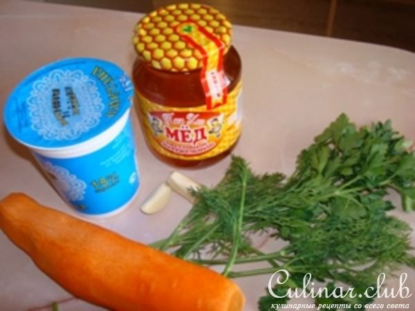 Соус "А-ля цацики" с морковью