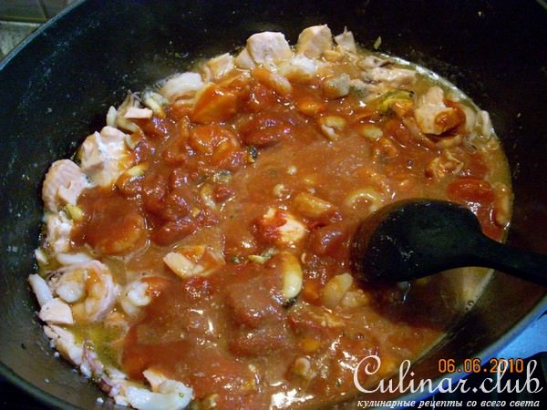Соус из морепродуктов "Allo scoglio"
