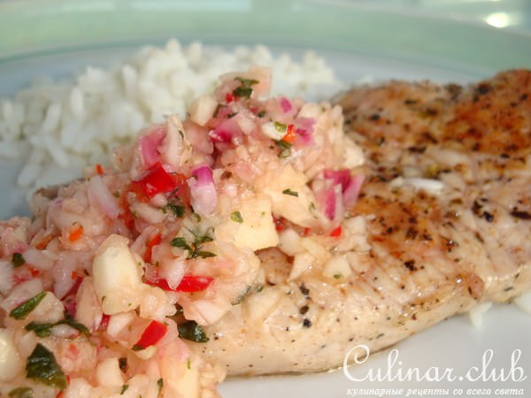 Яблочная сальса(Salsa)