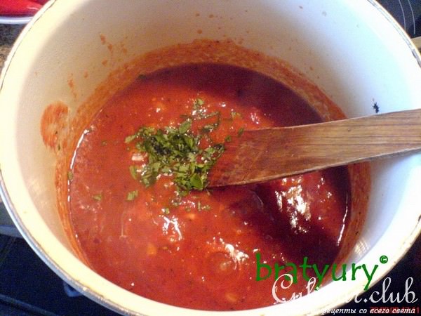 Соус томатный итальянской кухни