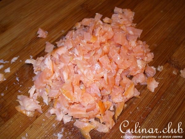Сметанный соус с сёмгой