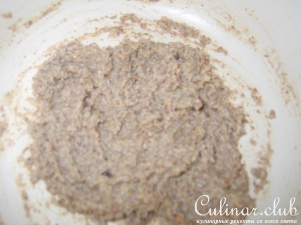 Постный ореховый соус для салата
