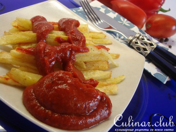 Домашний томатный кетчуп - натуральный и вкусный (дуэль).