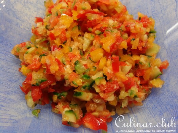 Вкусная паста из сливочного сыра (можно обычного творога) с овощами за 5 минут.