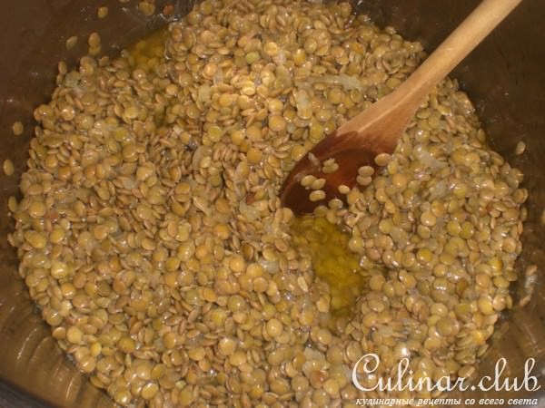 Очень вкусный чечевичный суп( вариант)