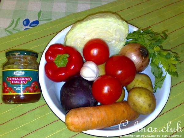 Украинский борщ (мой вариант)