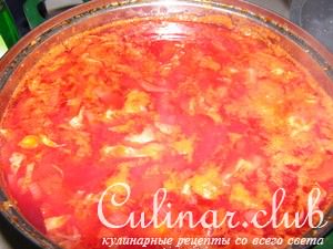 Борщ из шейки индюшки