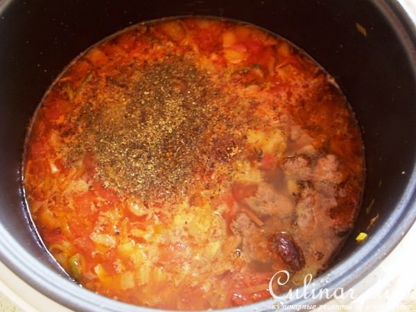 Суп из белой фасоли с яблоками и печенкой. Тест-драйв.