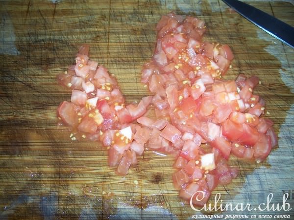 Томатный суп с куриными печенками