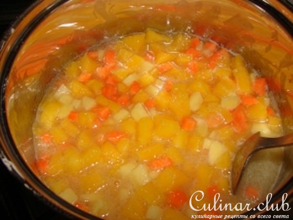 Суп из тыквы и моркови