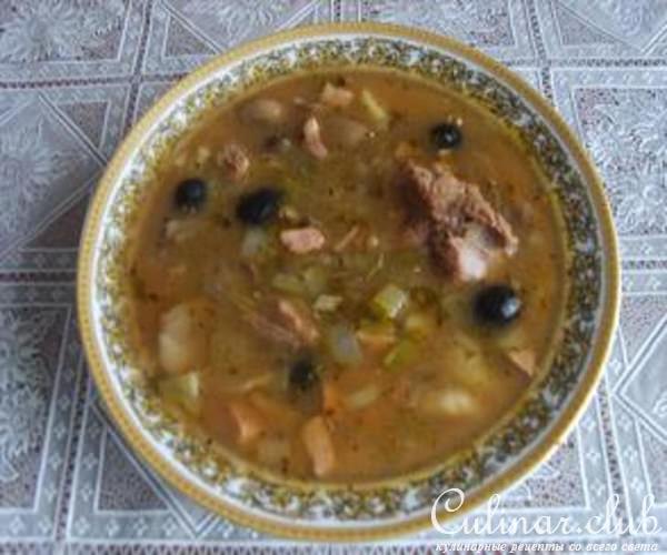 солянка грибная сборная