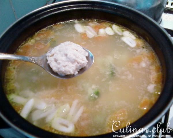 Овощной суп с хреном и горчицей 