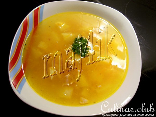 Самый простой и лёгкий куриный супчик