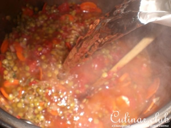 Очень вкусный чечевичный суп( вариант)