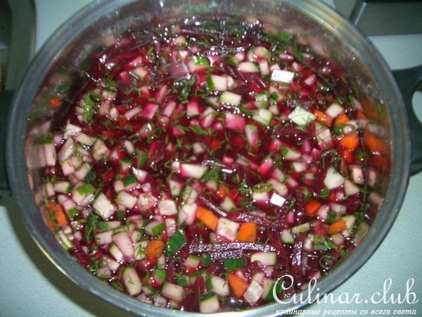 холодный борщ (вариант)