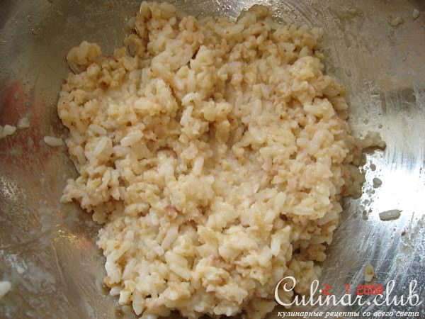 Рассольник с кальмаровыми фрикадельками