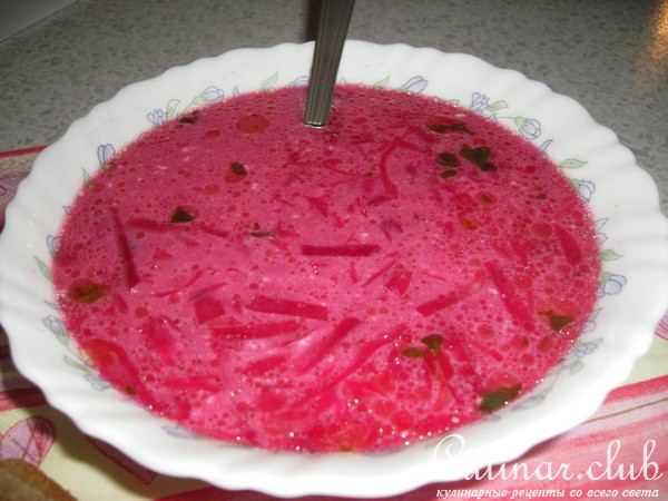 борщ с кислой капусткой