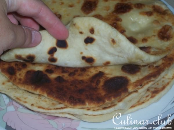 суп с лепёшкой