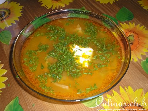 рассольник "Солнечный"