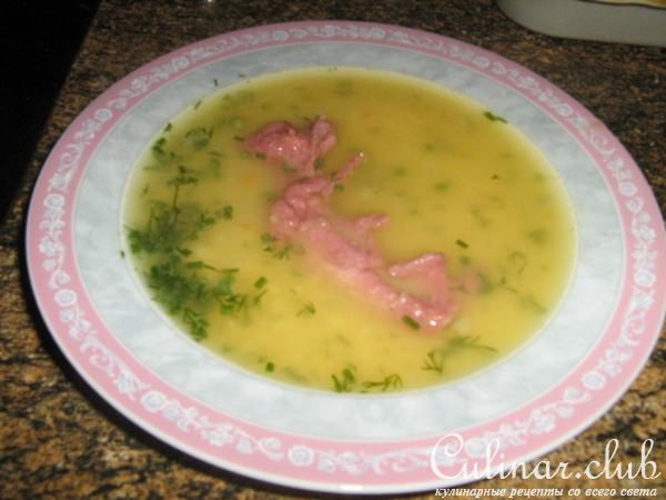 Быстрый гороховый суп 