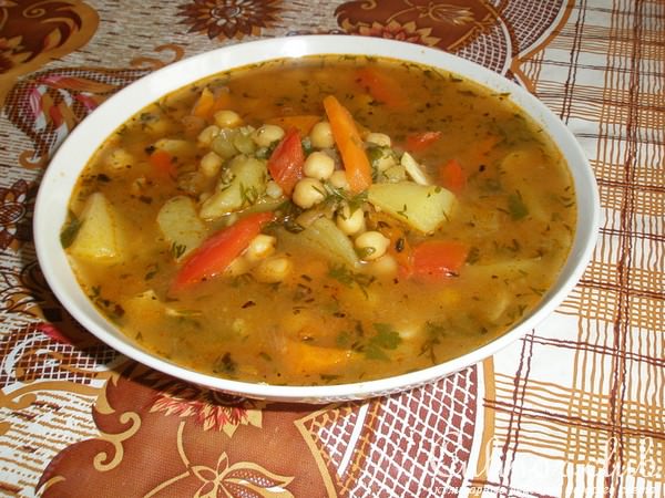 похлебка с нутом (постная) 