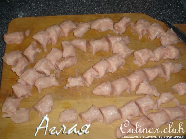 Бульон куриный с гречневыми галушками